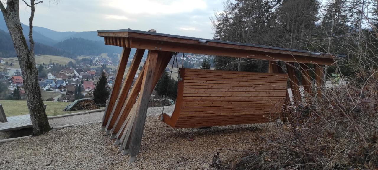 באיירסברון Ferienwohnung Vogelnest Im Schwarzwald מראה חיצוני תמונה