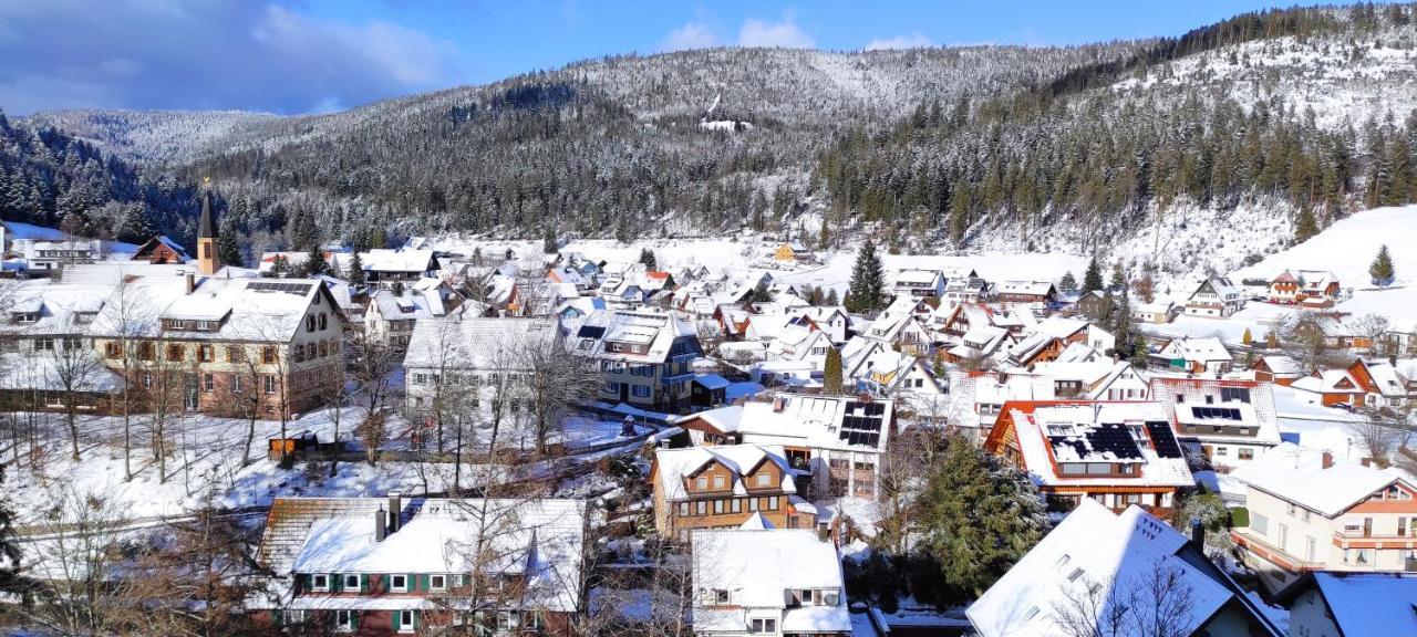 באיירסברון Ferienwohnung Vogelnest Im Schwarzwald מראה חיצוני תמונה