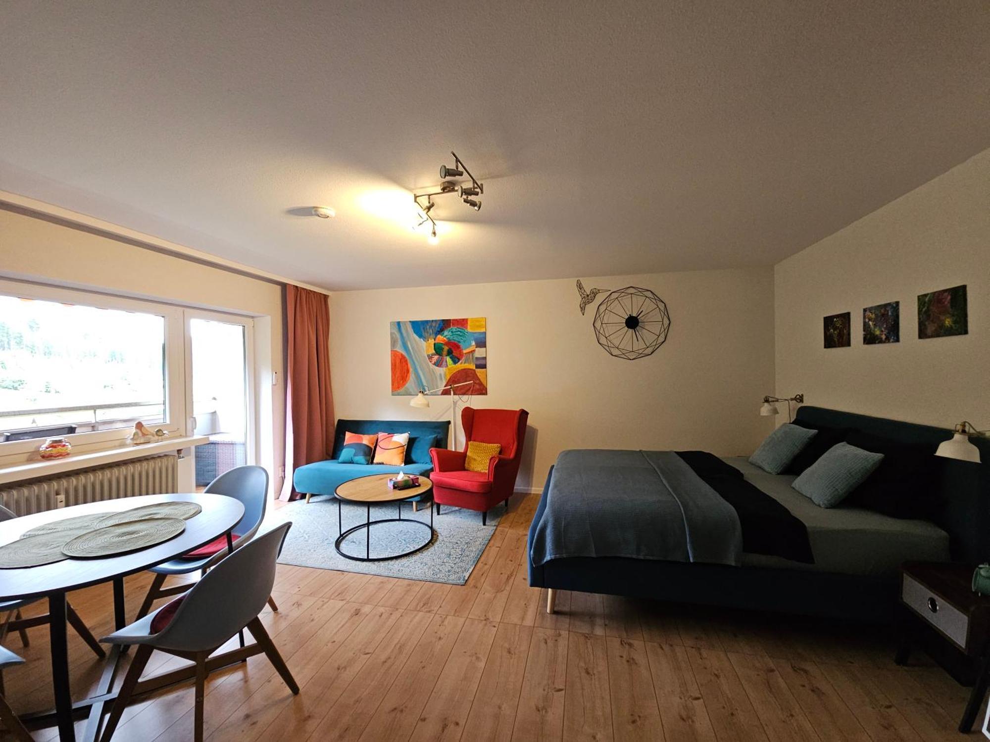 באיירסברון Ferienwohnung Vogelnest Im Schwarzwald מראה חיצוני תמונה