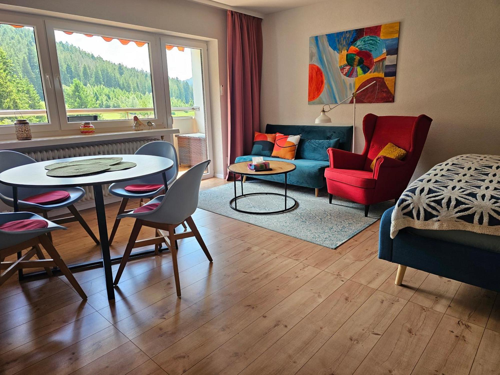 באיירסברון Ferienwohnung Vogelnest Im Schwarzwald מראה חיצוני תמונה